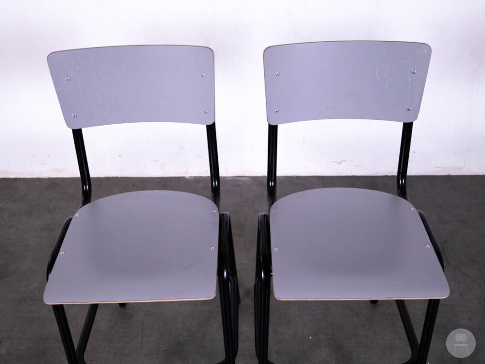 1 set 2 stuks Kruk Student grijs Satelliet