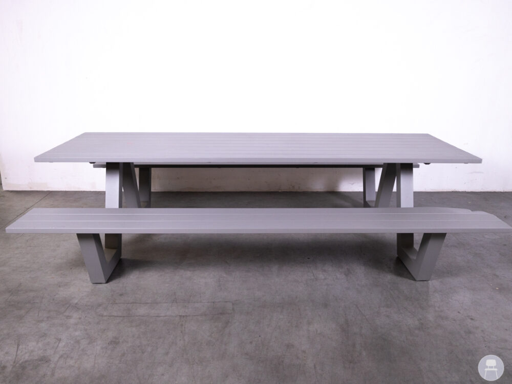 Picknickbank Salamanca grijs Satelliet 280cm