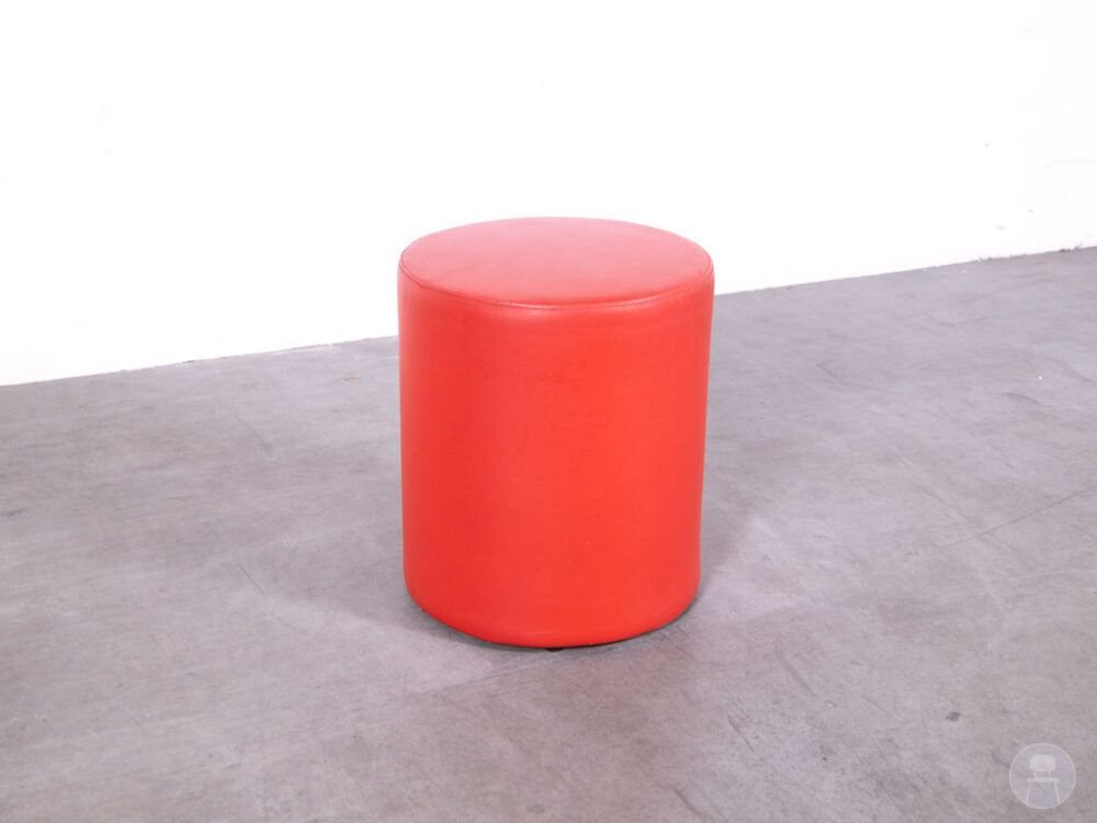 Poef Wow 322 rood Pedrali 40cm rond