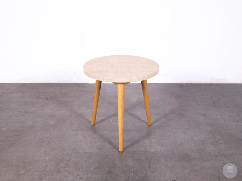 Salontafel Soren 50 LT houtlook satelliet 50cm rond