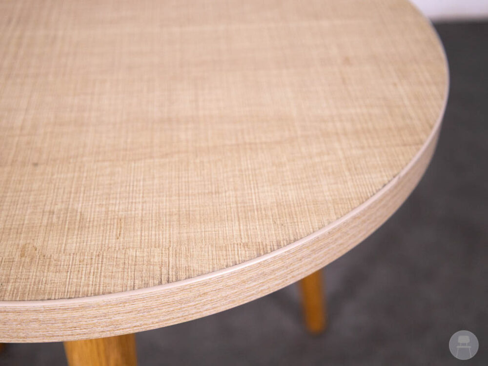 Salontafel Soren 50 LT houtlook satelliet 50cm rond