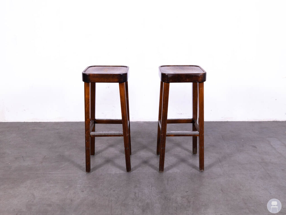 1 set 2 stuks Barkruk Evelien bruin