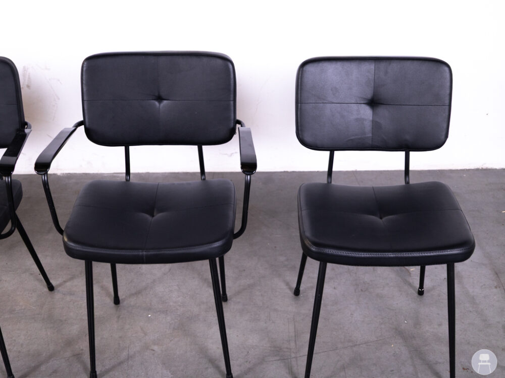 1 set 4 stuks Horecastoel Gerlin zwart Satelliet