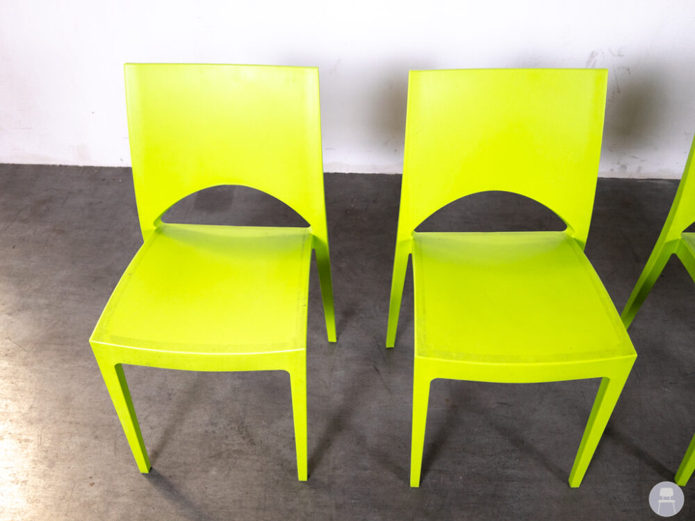 1 set 6 stuks Stapelstoel June groen Grandsoleil