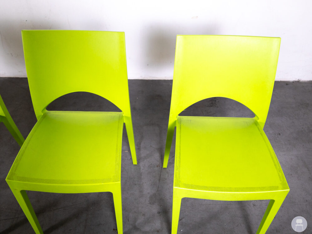 1 set 6 stuks Stapelstoel June groen Grandsoleil