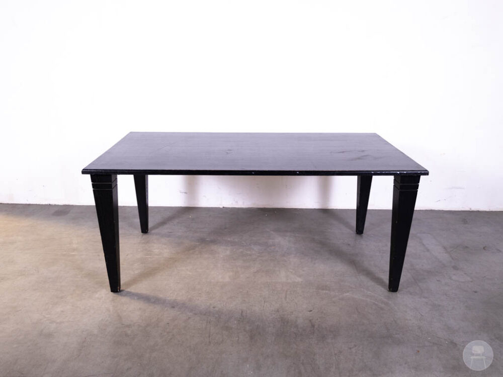 Stamtafel Anna zwart 180x100cm