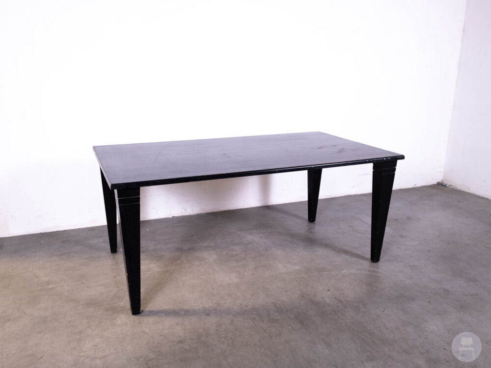 Stamtafel Anna zwart 180x100cm