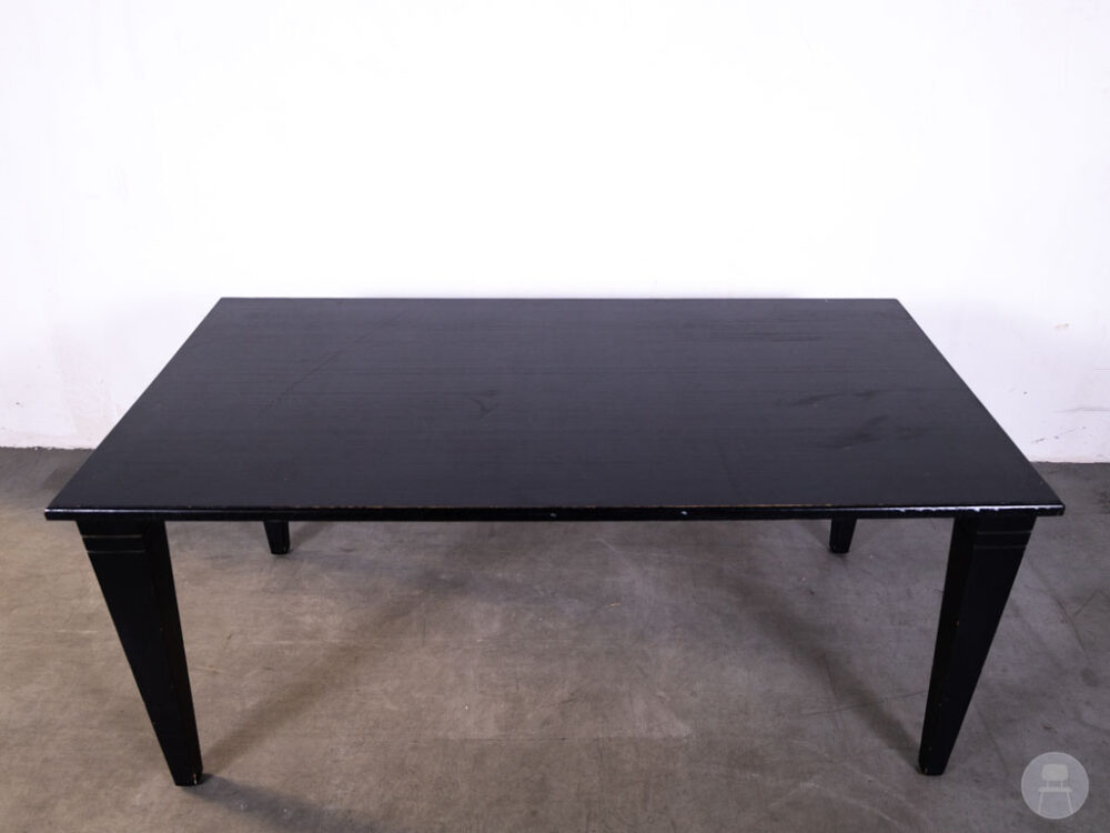 Stamtafel Anna zwart 180x100cm