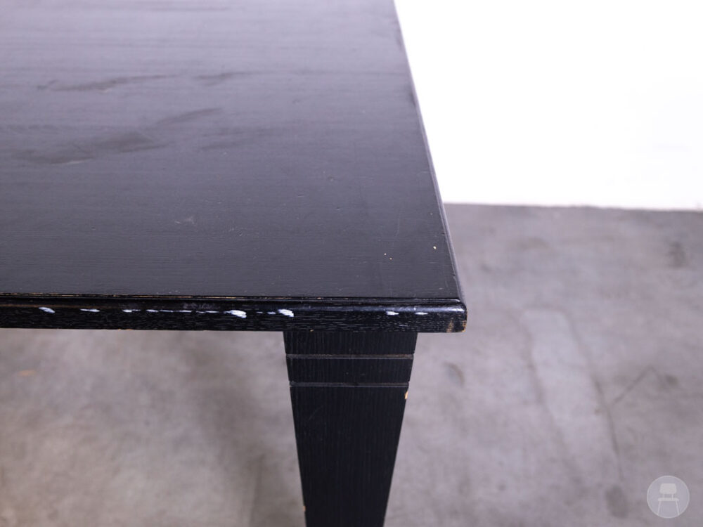 Stamtafel Anna zwart 180x100cm