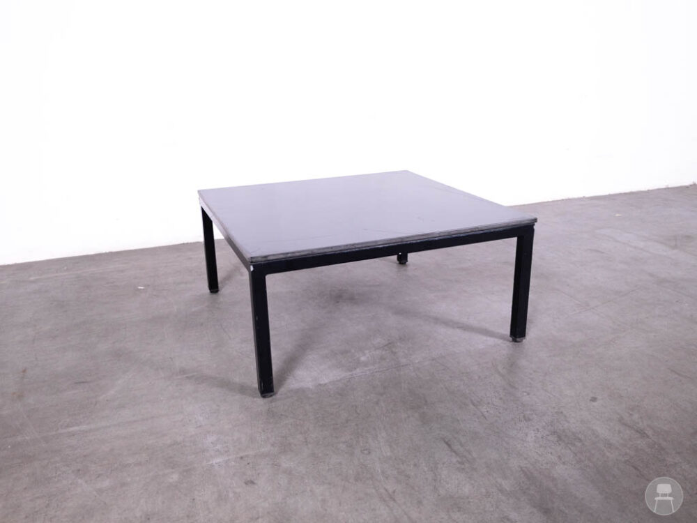Salontafel Polo zwart 70x70cm