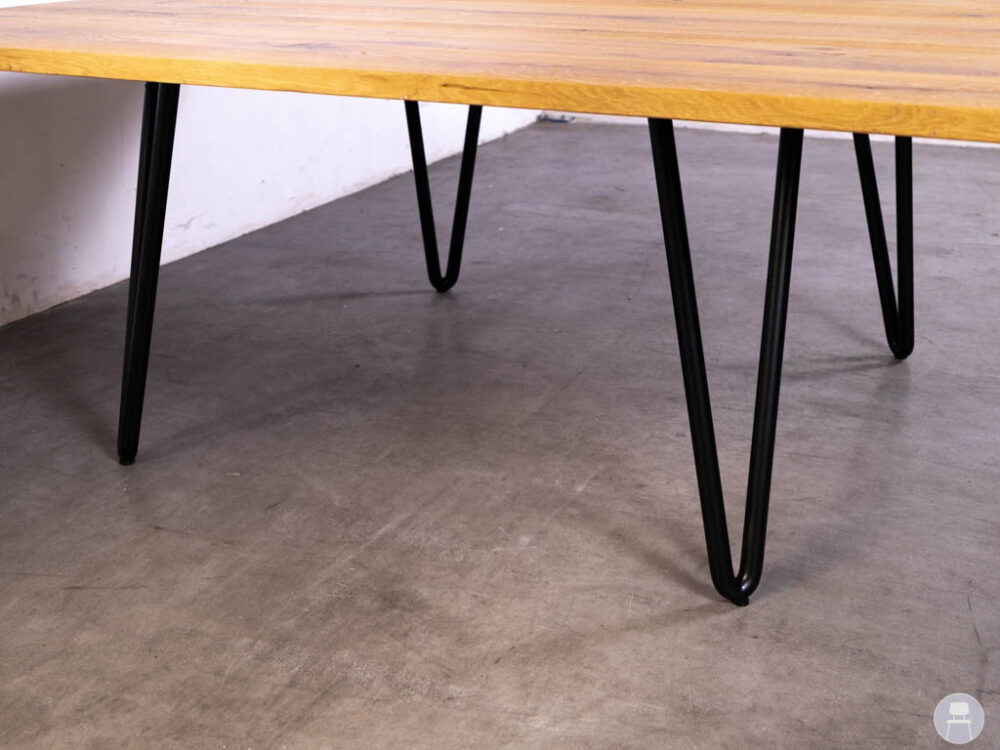Stamtafel Squircle eiken 170x170cm