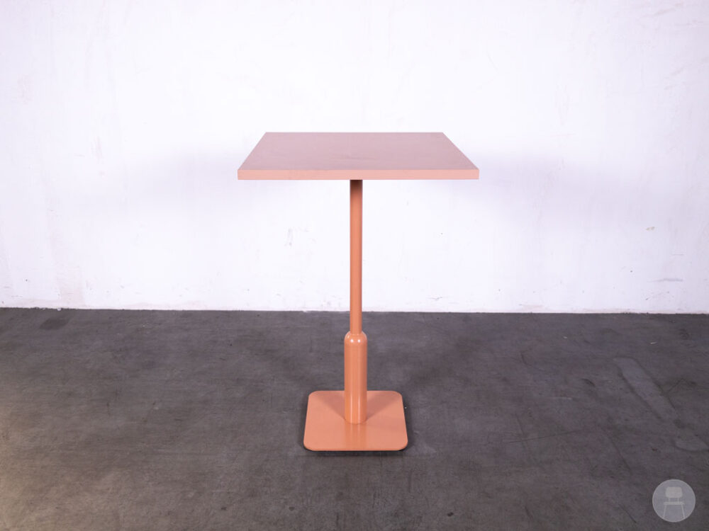 Statafel Amelie roze Satelliet 70x70cm