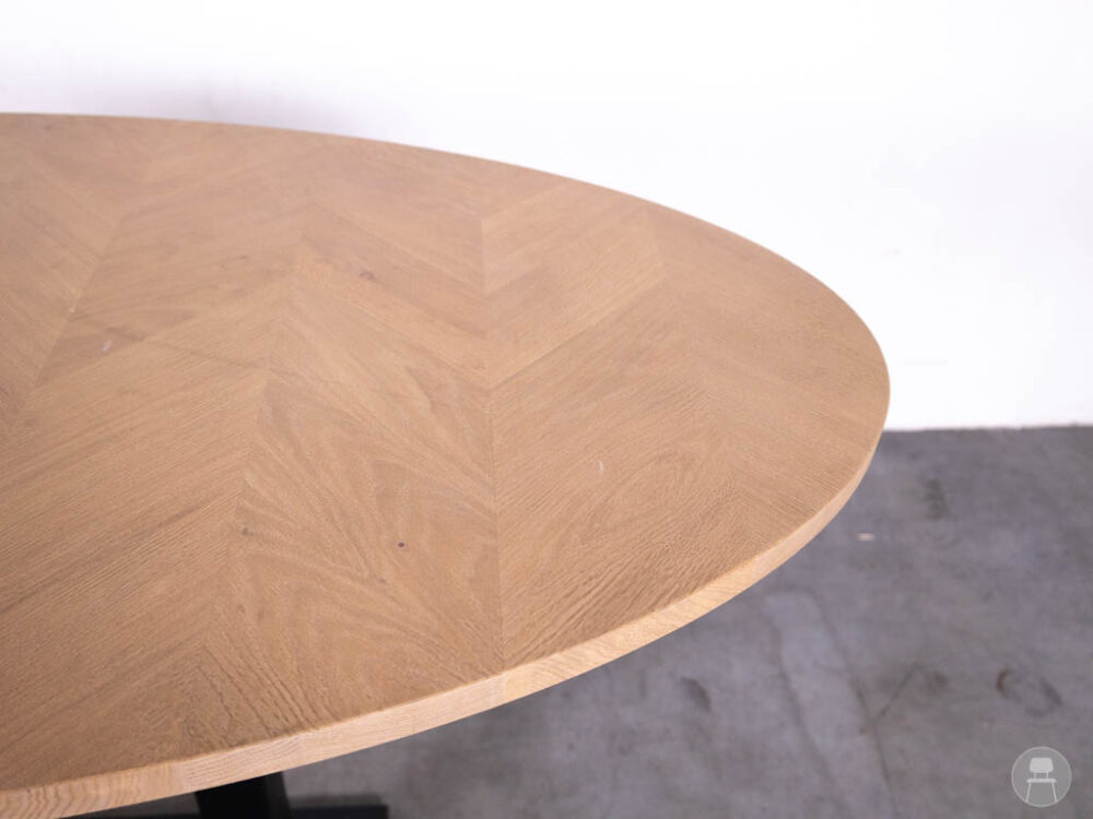 Statafel Tracy visgraat ovaal 160x80cm