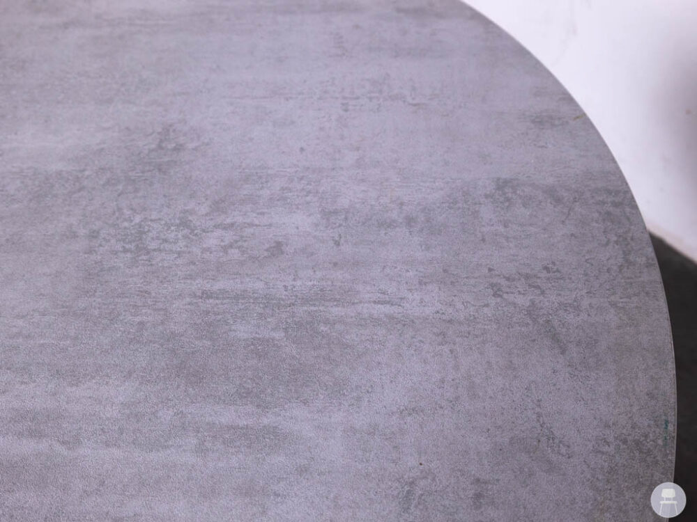 Tafeblad Gemma betonlook grijs 120cm rond