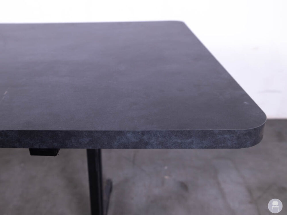 Tafelblad Gitta stoonlook zwart Satelliet 190x90cm