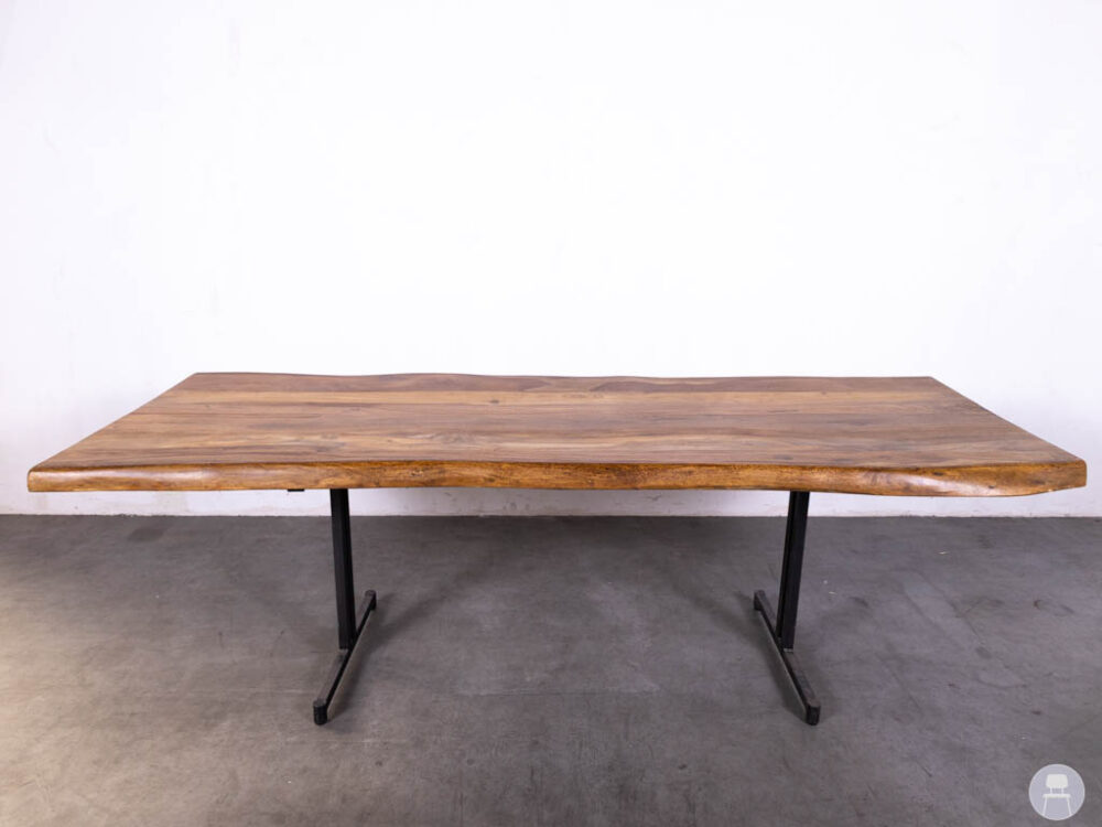 Tafelblad Kim Sheesam boomstam Satelliet 240x90cm