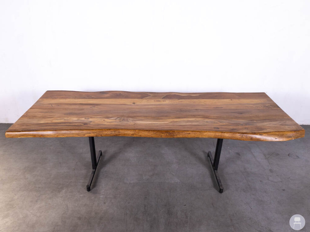 Tafelblad Kim Sheesam boomstam Satelliet 240x90cm
