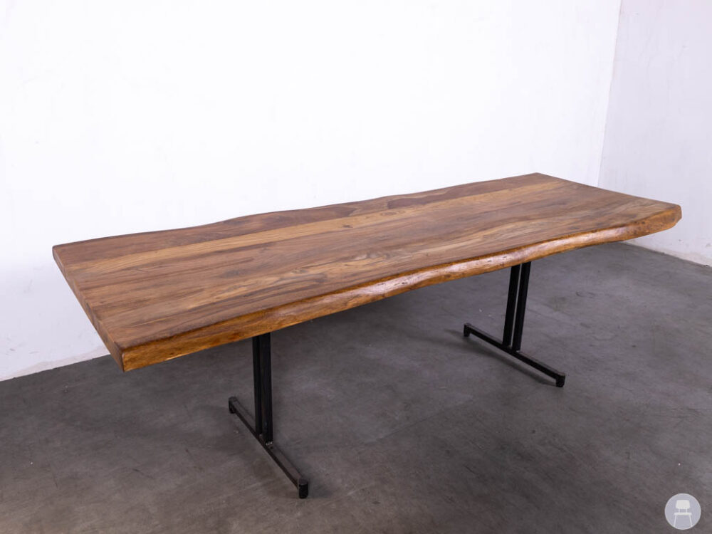 Tafelblad Kim Sheesam boomstam Satelliet 240x90cm