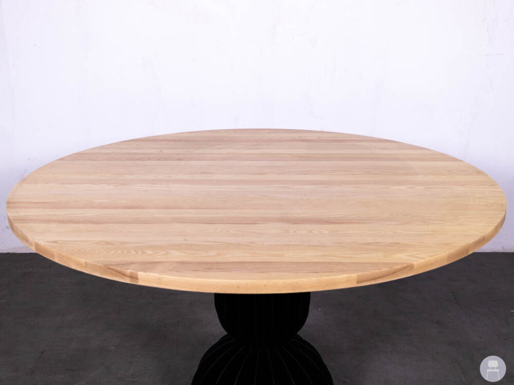 Tafelblad Linde eiken naturel Satelliet 140cm rond