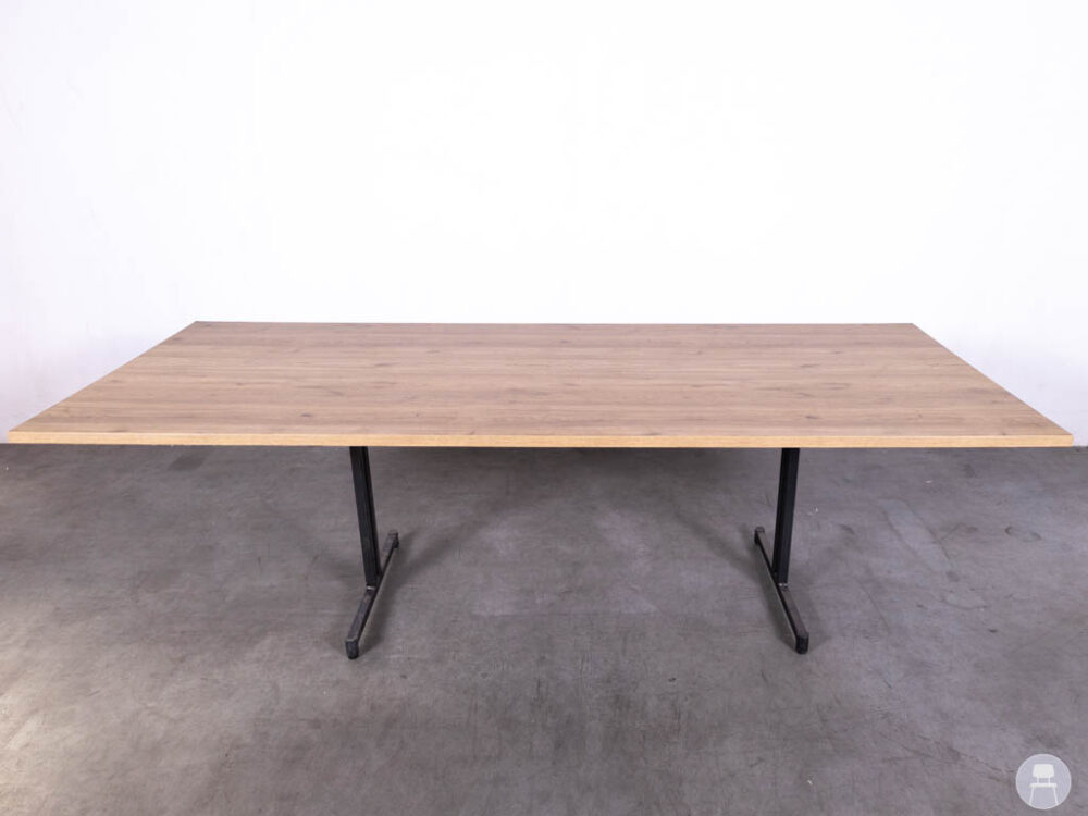 Tafelblad Mees eikenlook bruin Satelliet 250x100cm