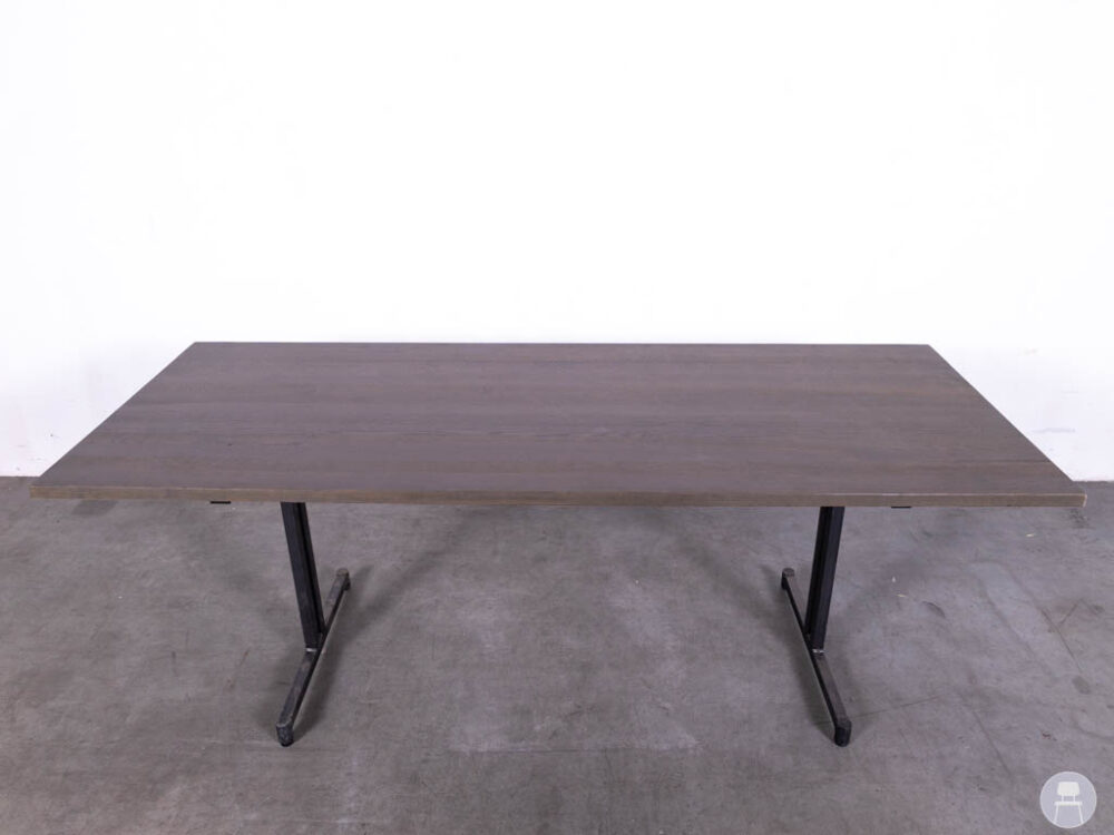 Tafelblack Mick eiken donkerbruin Satelliet 200x80cm