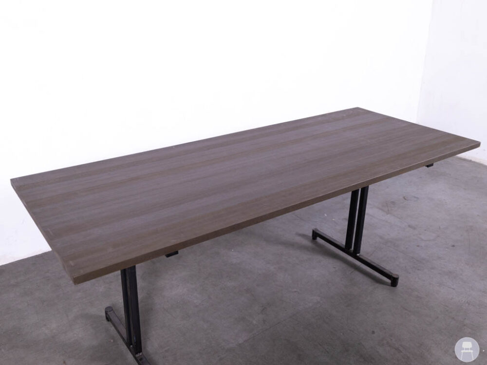 Tafelblack Mick eiken donkerbruin Satelliet 200x80cm