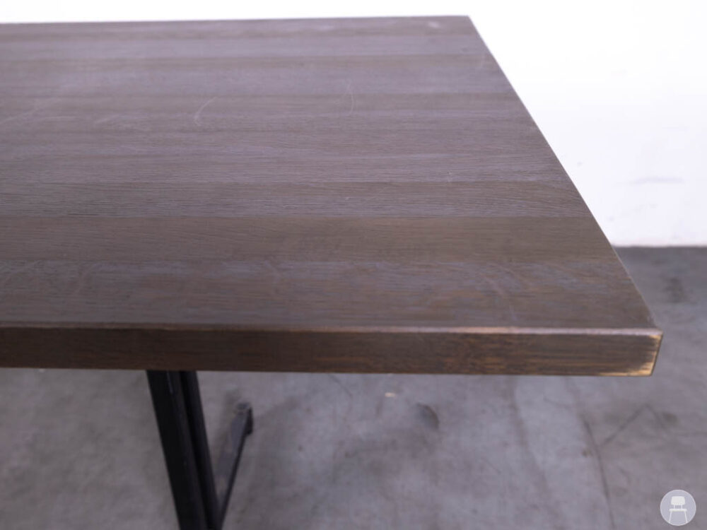 Tafelblack Mick eiken donkerbruin Satelliet 200x80cm
