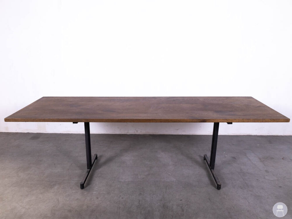 Tafelblad Ramon eiken donkerbruin Satelliet 240x80cm