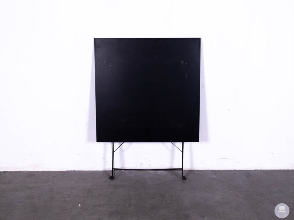 Terras-klaptafel Doris zwart 70x70cm