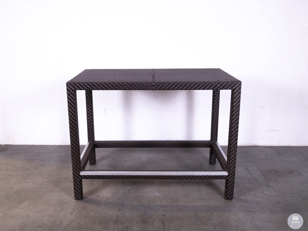 Terras-statafel Wicker Mano 140x80cm