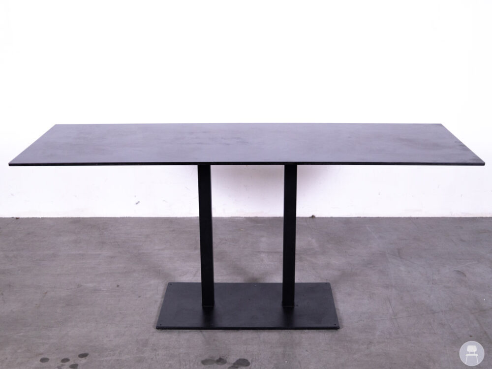 Terrastafel Ralf HPL Volkern zwart Satelliet 170x60cm