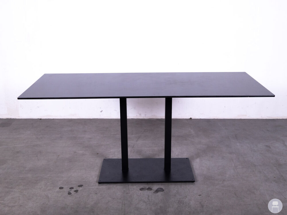 Terrastafel Ray HPL Volkern zwart Satelliet 170x70cm