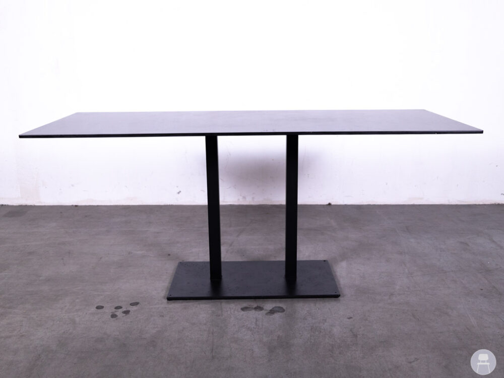 Terrastafel Ray HPL Volkern zwart Satelliet 170x70cm
