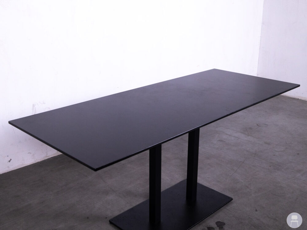 Terrastafel Ray HPL Volkern zwart Satelliet 170x70cm