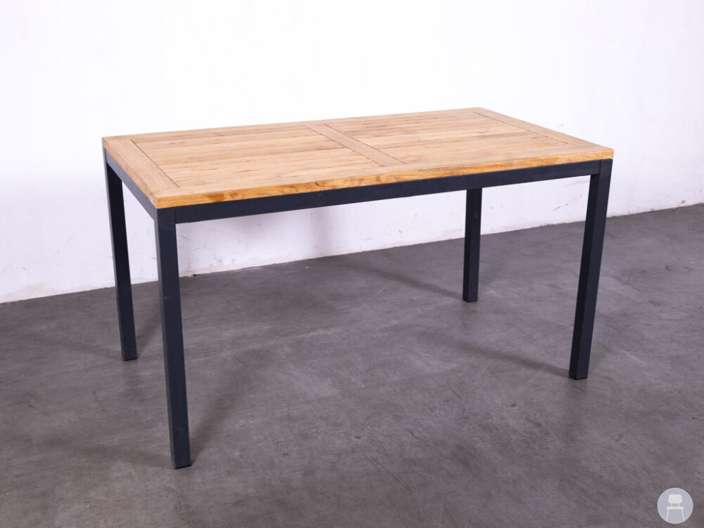 Terrastafel Teak New York Satelliet 140x80cm