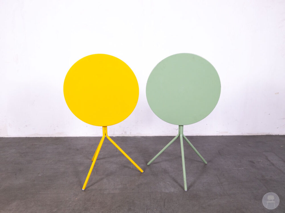 1 set 2 stuks Terras-klaptafel Nolita Pedrali 60cm rond