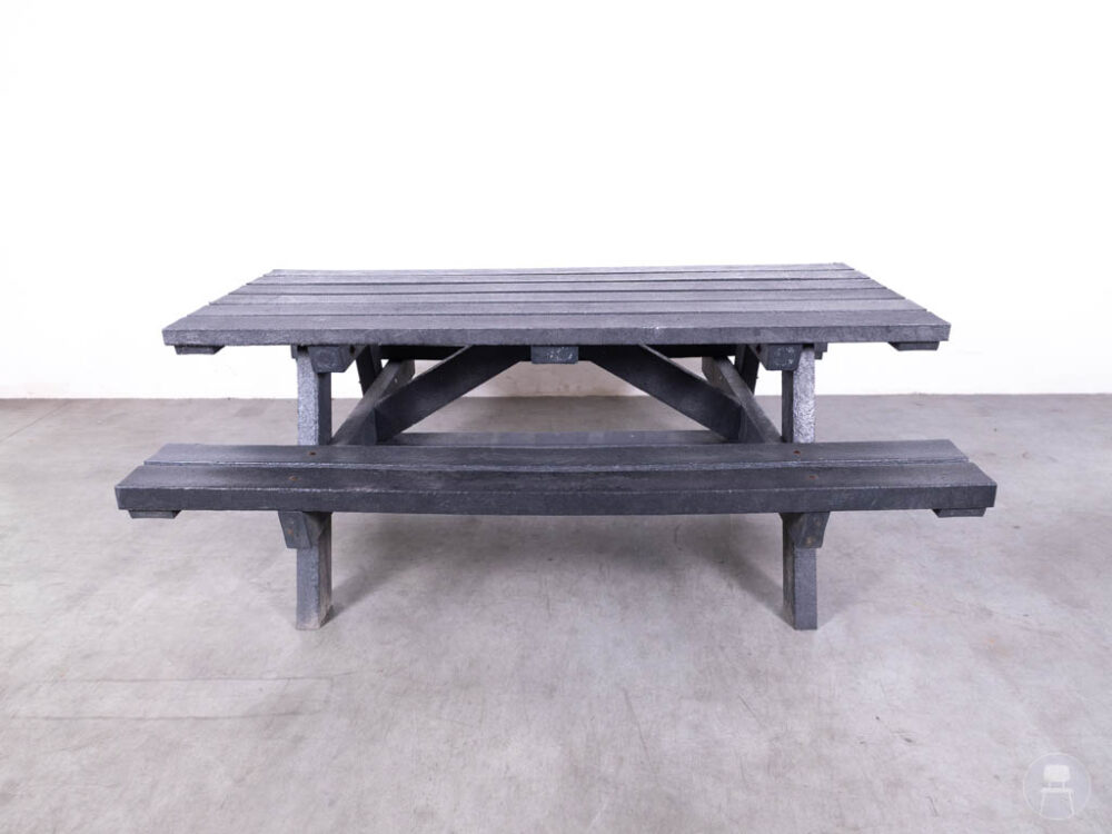 Picknickbank Bella zwart 200x150cm