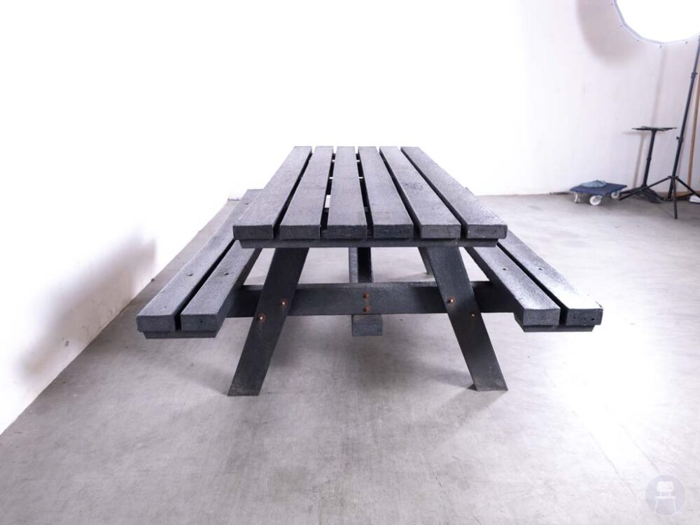 Picknickbank Bella zwart 200x150cm
