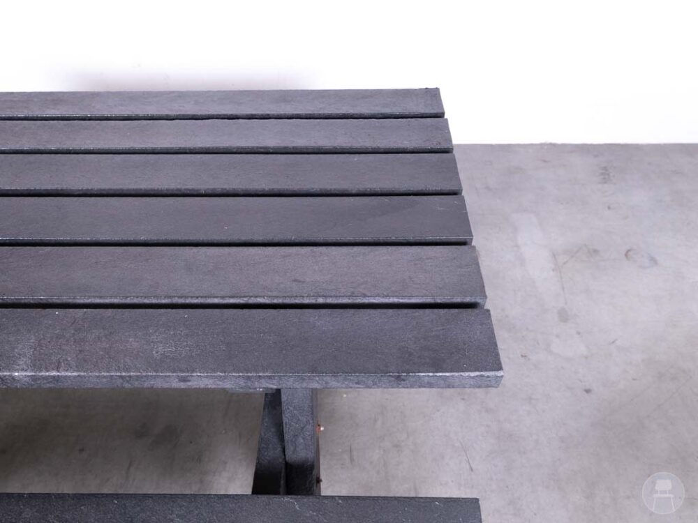 Picknickbank Bella zwart 200x150cm