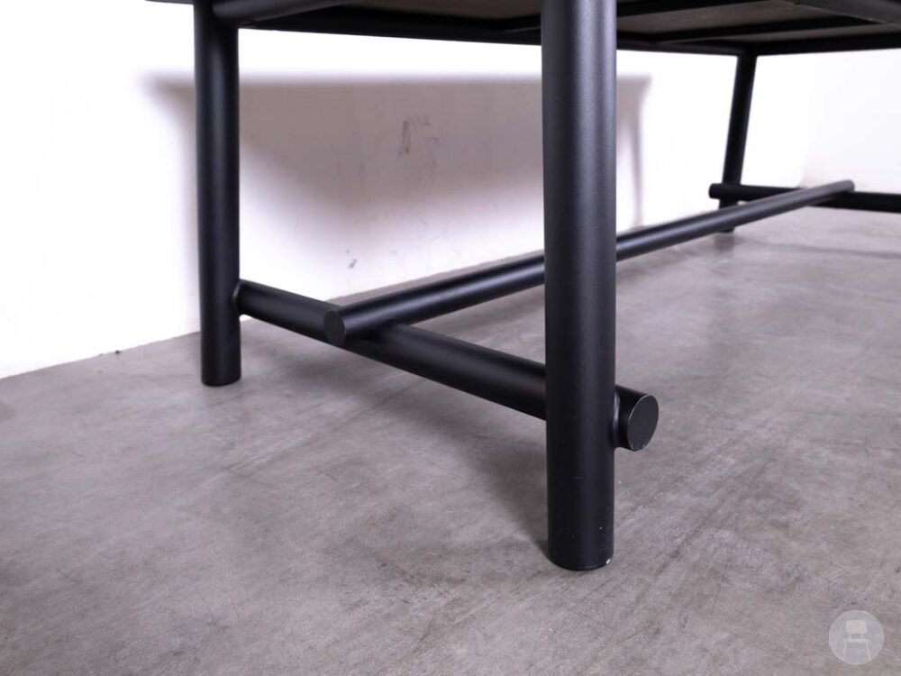 Stamtafel Mila Mikado eiken donkerbruin Satelliet 240x100cm