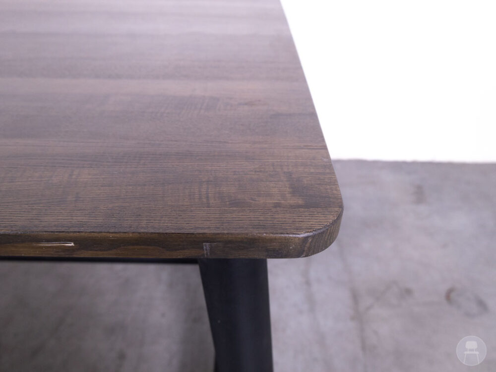 Stamtafel Mila Mikado eiken donkerbruin Satelliet 240x100cm