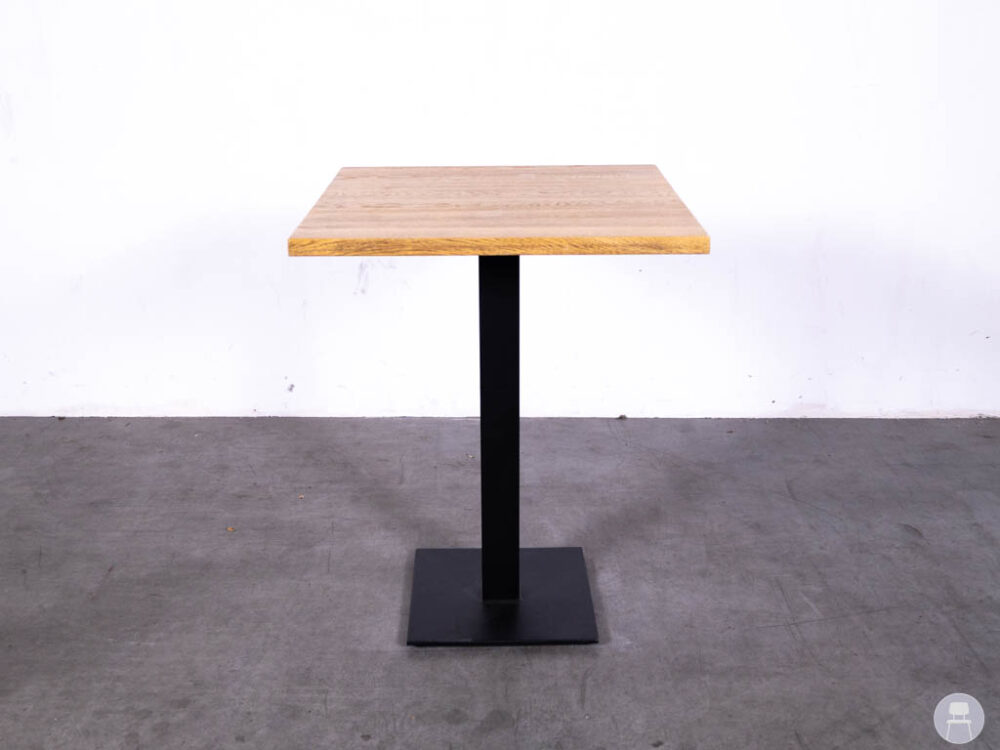 Statafel Gerry halfhoog eiken 70x70cm