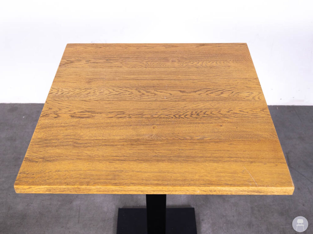 Statafel Gerry halfhoog eiken 70x70cm