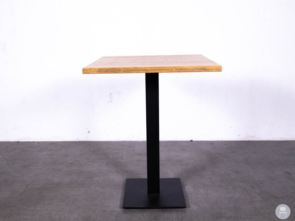 Statafel Gerry halfhoog eiken 70x70cm