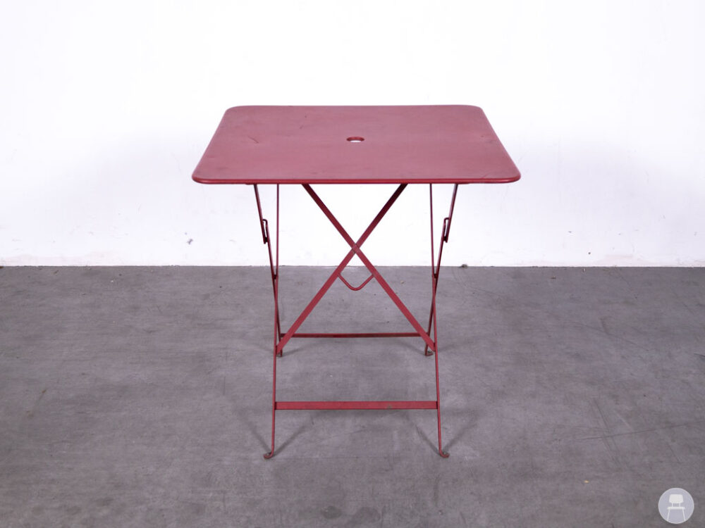 Terras-klaptafel Freek rood 70x70cm