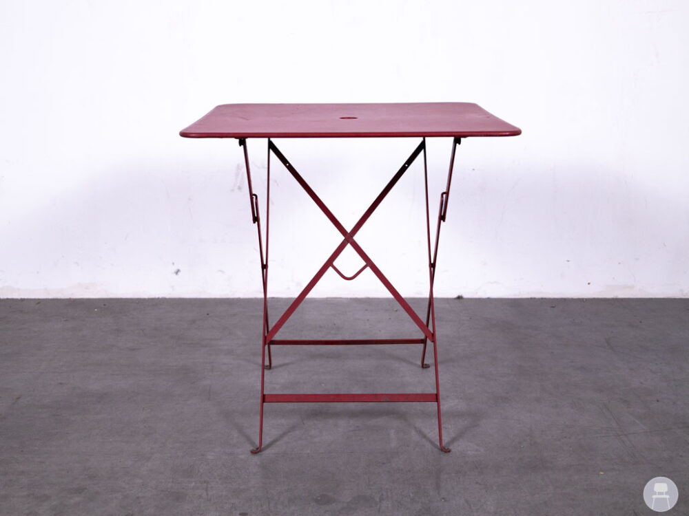 Terras-klaptafel Freek rood 70x70cm