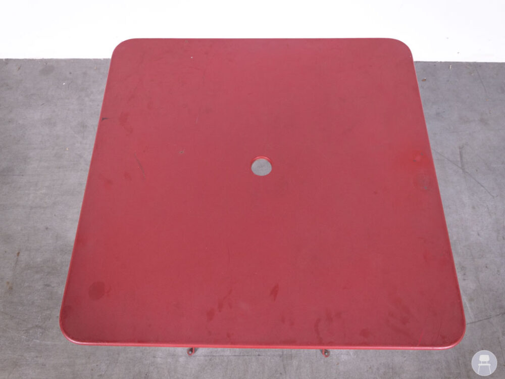 Terras-klaptafel Freek rood 70x70cm