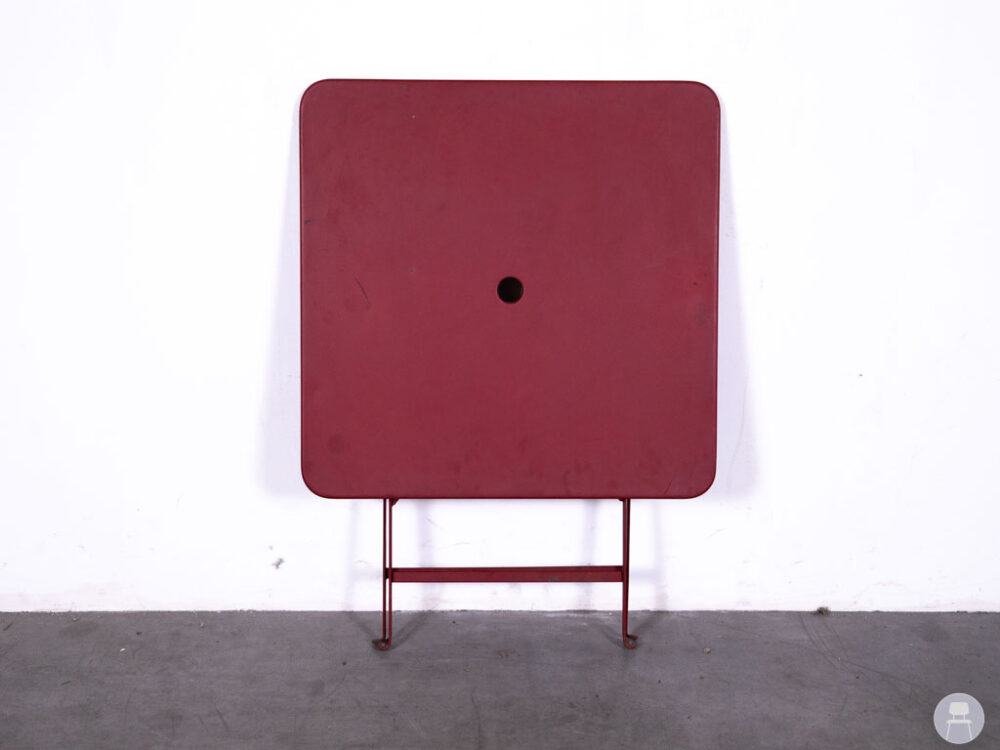 Terras-klaptafel Freek rood 70x70cm