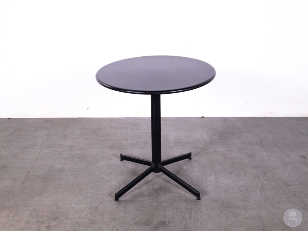 Terras-klaptafel Kiki zwart 70cm rond