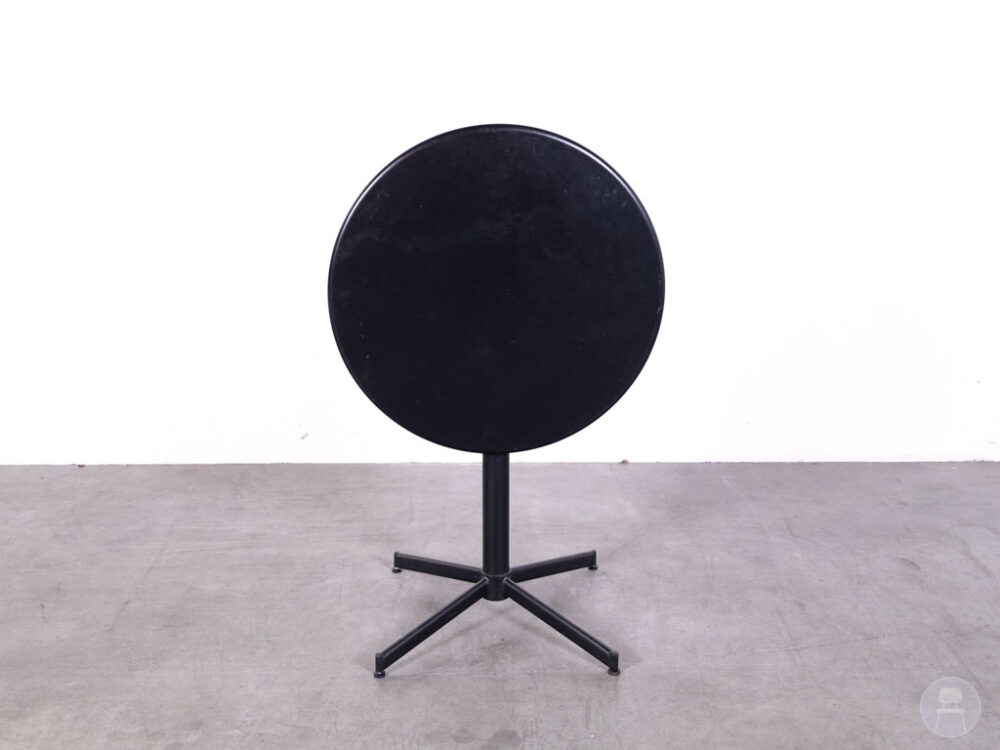 Terras-klaptafel Kiki zwart 70cm rond
